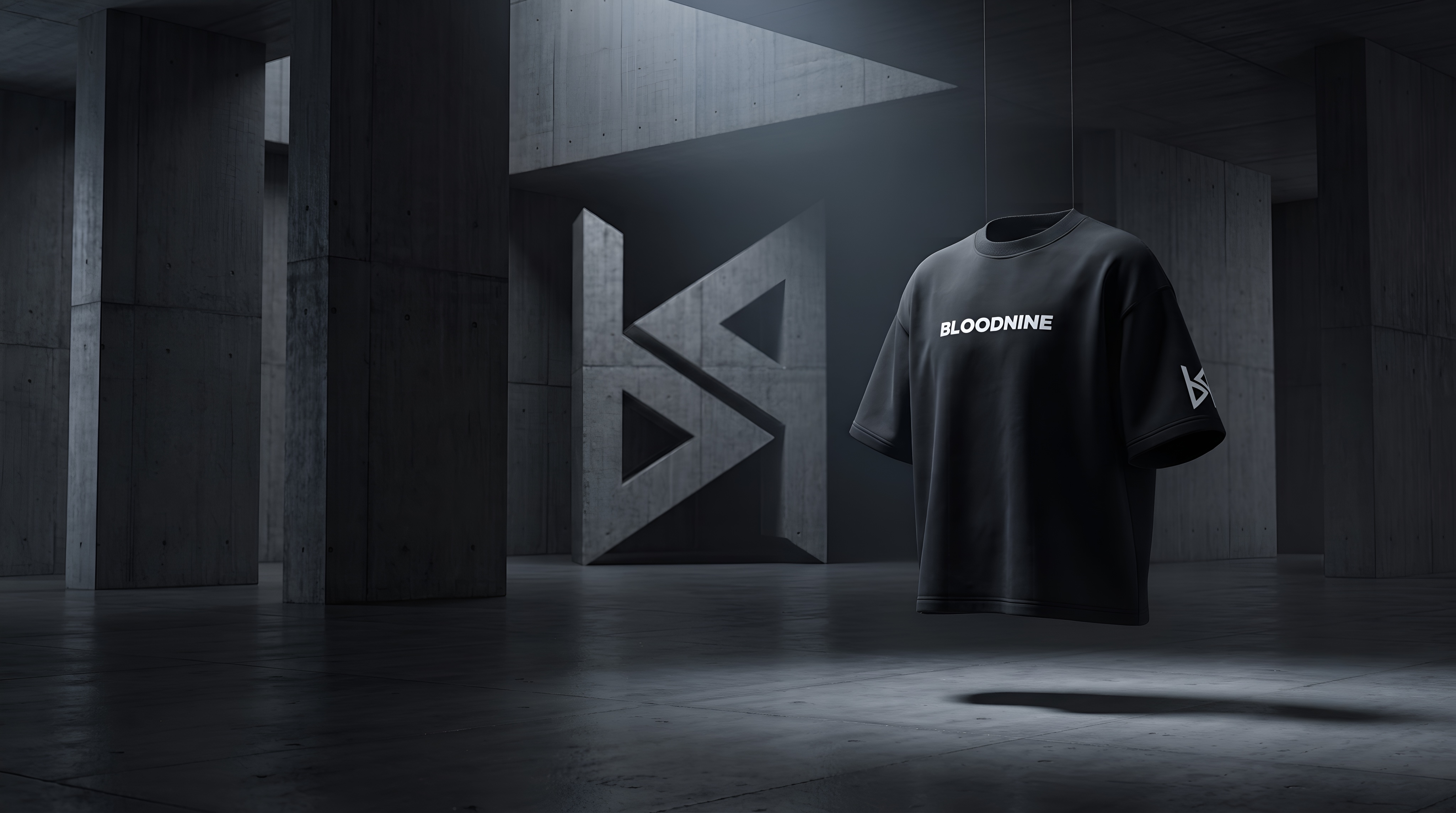 BLOODNINE Brutalist Pre-Launch Campaign